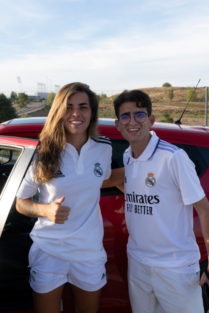 Foto con jugadora
